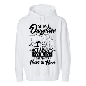 Father's Day Daddy & Daughter Fist Bump Garment-Dyed Fleece Hoodie