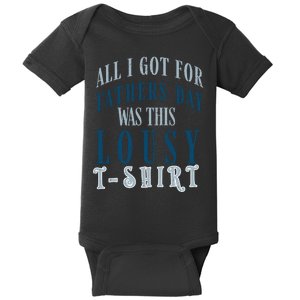 Fathers Day Lousy Baby Bodysuit