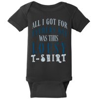 Fathers Day Lousy Baby Bodysuit