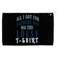 Fathers Day Lousy Grommeted Golf Towel