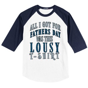 Fathers Day Lousy Baseball Sleeve Shirt