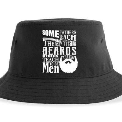 Fathers Teach Sons To Be Men Sustainable Bucket Hat