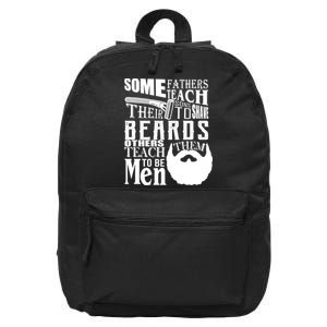 Fathers Teach Sons To Be Men 16 in Basic Backpack