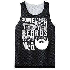 Fathers Teach Sons To Be Men Mesh Reversible Basketball Jersey Tank