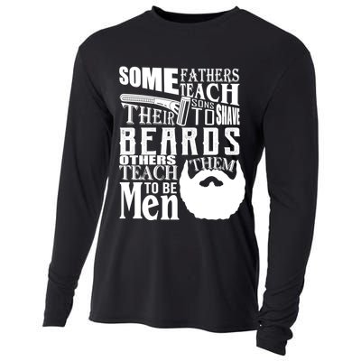 Fathers Teach Sons To Be Men Cooling Performance Long Sleeve Crew