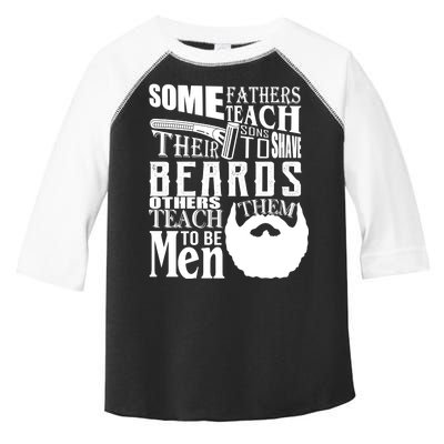 Fathers Teach Sons To Be Men Toddler Fine Jersey T-Shirt