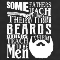 Fathers Teach Sons To Be Men Golf Towel