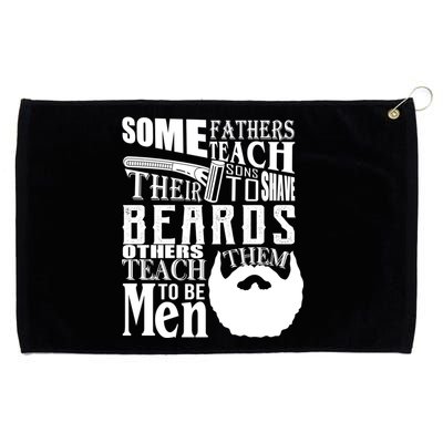 Fathers Teach Sons To Be Men Grommeted Golf Towel