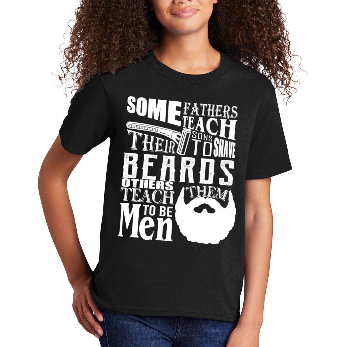 Fathers Teach Sons To Be Men Kids T-Shirt