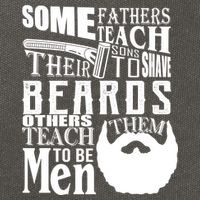 Fathers Teach Sons To Be Men Cotton Canvas Backpack