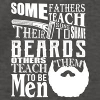 Fathers Teach Sons To Be Men Vector Backpack