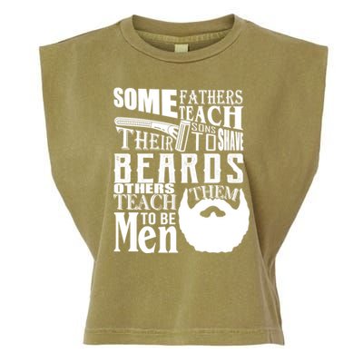 Fathers Teach Sons To Be Men Garment-Dyed Women's Muscle Tee