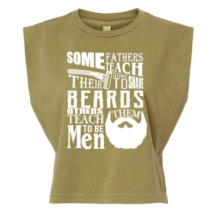 Fathers Teach Sons To Be Men Garment-Dyed Women's Muscle Tee