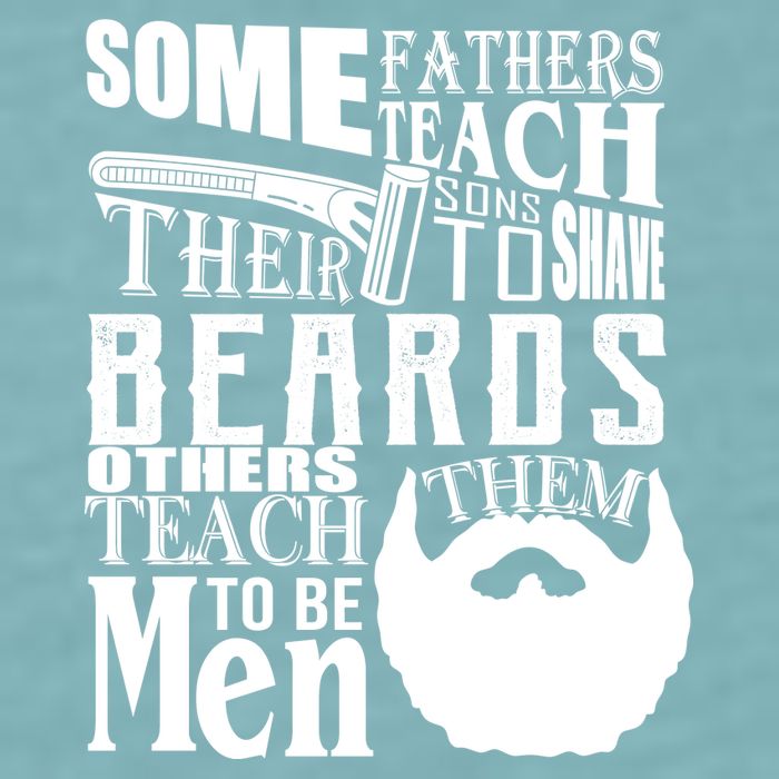 Fathers Teach Sons To Be Men Sueded Cloud Jersey T-Shirt
