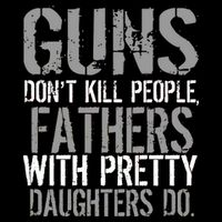 Fathers With Pretty Daughters Kill People USA-Made Doggie Bandana