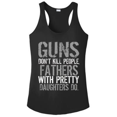 Fathers With Pretty Daughters Kill People Ladies PosiCharge Competitor Racerback Tank
