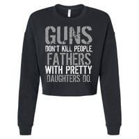 Fathers With Pretty Daughters Kill People Cropped Pullover Crew