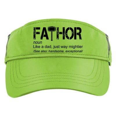 Fathor Like Dad Just Way Mightier Hero Adult Drive Performance Visor