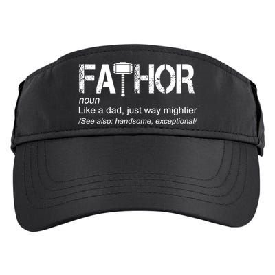 Fathor Like Dad Just Way Mightier Hero Adult Drive Performance Visor