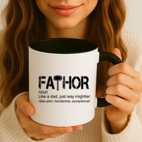 Fathor Like Dad Just Way Mightier Hero Mug
