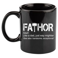 Fathor Like Dad Just Way Mightier Hero 11oz C Handle Ceramic Mug