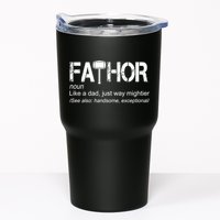 Fathor Like Dad Just Way Mightier Hero Tumbler
