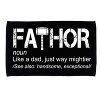Fathor Like Dad Just Way Mightier Hero Microfiber Hand Towel