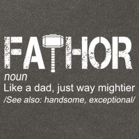 Fathor Like Dad Just Way Mightier Hero Cotton Canvas Backpack