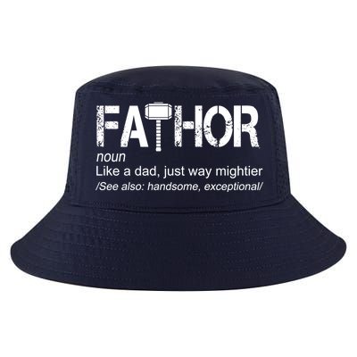 Fathor Like Dad Just Way Mightier Hero Cool Comfort Performance Bucket Hat