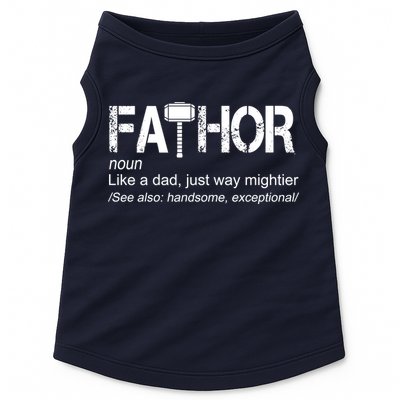 Fathor Like Dad Just Way Mightier Hero Doggie Tank