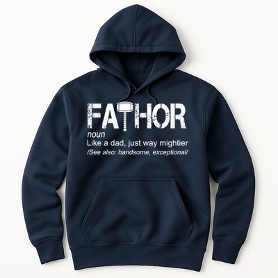 Fathor Like Dad Just Way Mightier Hero Hoodie