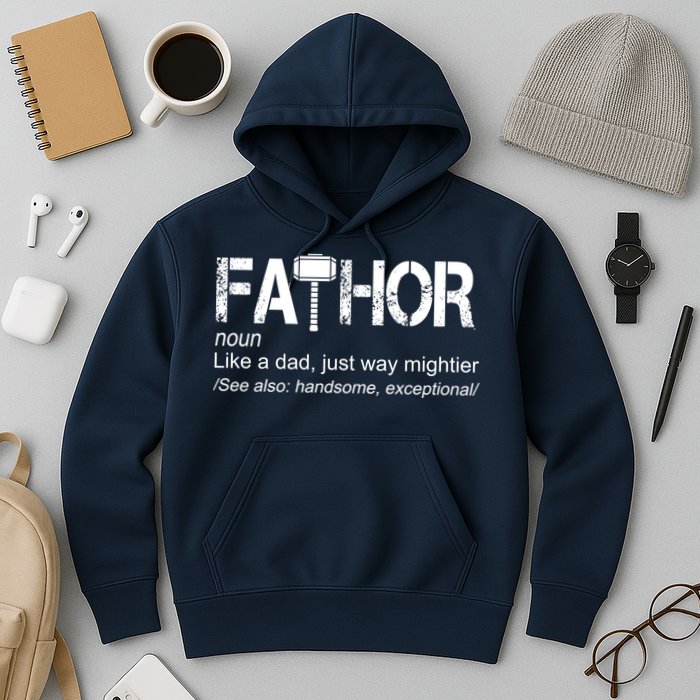 Fathor Like Dad Just Way Mightier Hero Hoodie