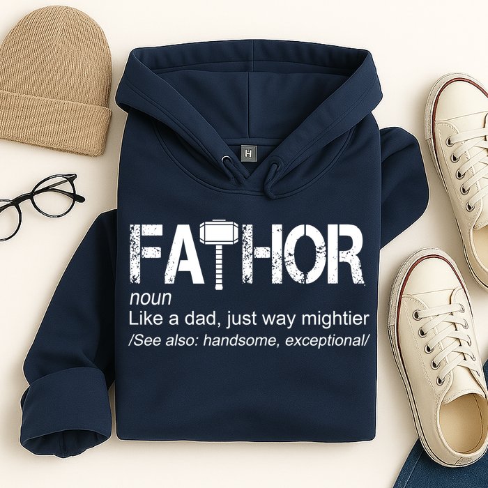 Fathor Like Dad Just Way Mightier Hero Hoodie