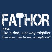 Fathor Like Dad Just Way Mightier Hero Drawstring Bag