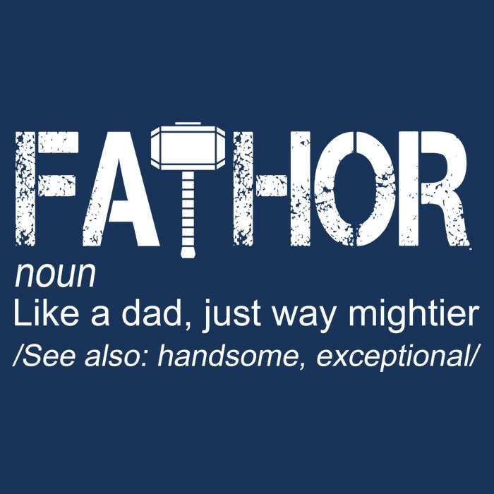 Fathor Like Dad Just Way Mightier Hero 16 in Basic Backpack