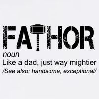 Fathor Like Dad Just Way Mightier Hero Garment-Dyed Sweatshirt