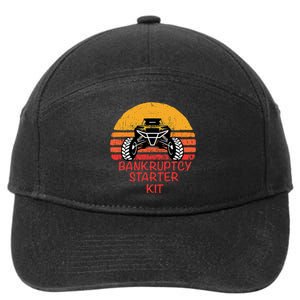 Funny ATV UTV OffRoading Racing Lover Racer 7-Panel Snapback Hat