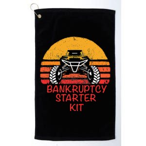 Funny ATV UTV OffRoading Racing Lover Racer Platinum Collection Golf Towel