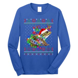 Frog Animal Ugly Sweater Christmas Puppy Animal Lover Funny Gift Long Sleeve Shirt