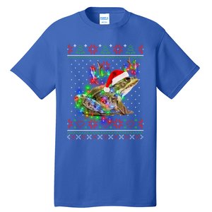 Frog Animal Ugly Sweater Christmas Puppy Animal Lover Funny Gift Tall T-Shirt