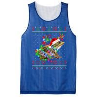 Frog Animal Ugly Sweater Christmas Puppy Animal Lover Funny Gift Mesh Reversible Basketball Jersey Tank