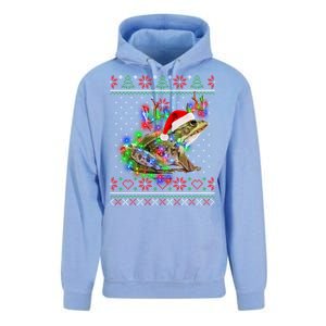 Frog Animal Ugly Sweater Christmas Puppy Animal Lover Funny Gift Unisex Surf Hoodie