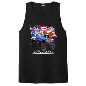 Funny American Usa Flag Eagle Monster Truck PosiCharge Competitor Tank