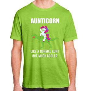 Funny Aunt Unicorn Aunticorn Crazy Aunt Gift Gift Adult ChromaSoft Performance T-Shirt