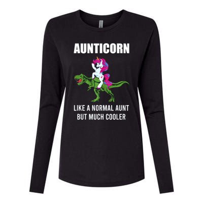 Funny Aunt Unicorn Aunticorn Crazy Aunt Gift Gift Womens Cotton Relaxed Long Sleeve T-Shirt