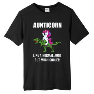 Funny Aunt Unicorn Aunticorn Crazy Aunt Gift Gift Tall Fusion ChromaSoft Performance T-Shirt