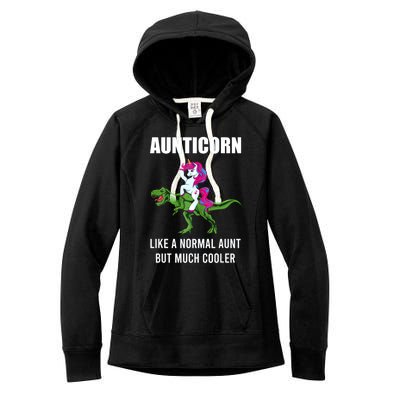 Funny Aunt Unicorn Aunticorn Crazy Aunt Gift Gift Women's Fleece Hoodie