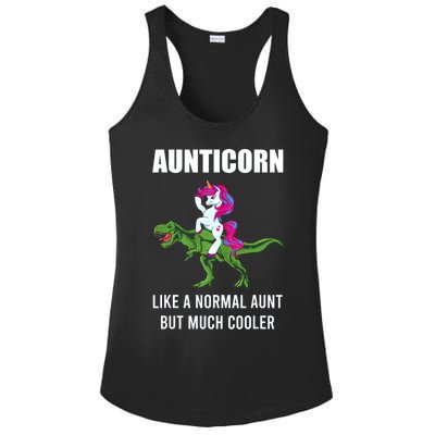 Funny Aunt Unicorn Aunticorn Crazy Aunt Gift Gift Ladies PosiCharge Competitor Racerback Tank