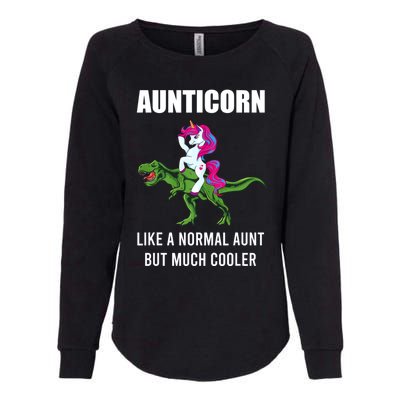 Funny Aunt Unicorn Aunticorn Crazy Aunt Gift Gift Womens California Wash Sweatshirt