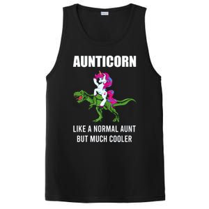 Funny Aunt Unicorn Aunticorn Crazy Aunt Gift Gift PosiCharge Competitor Tank